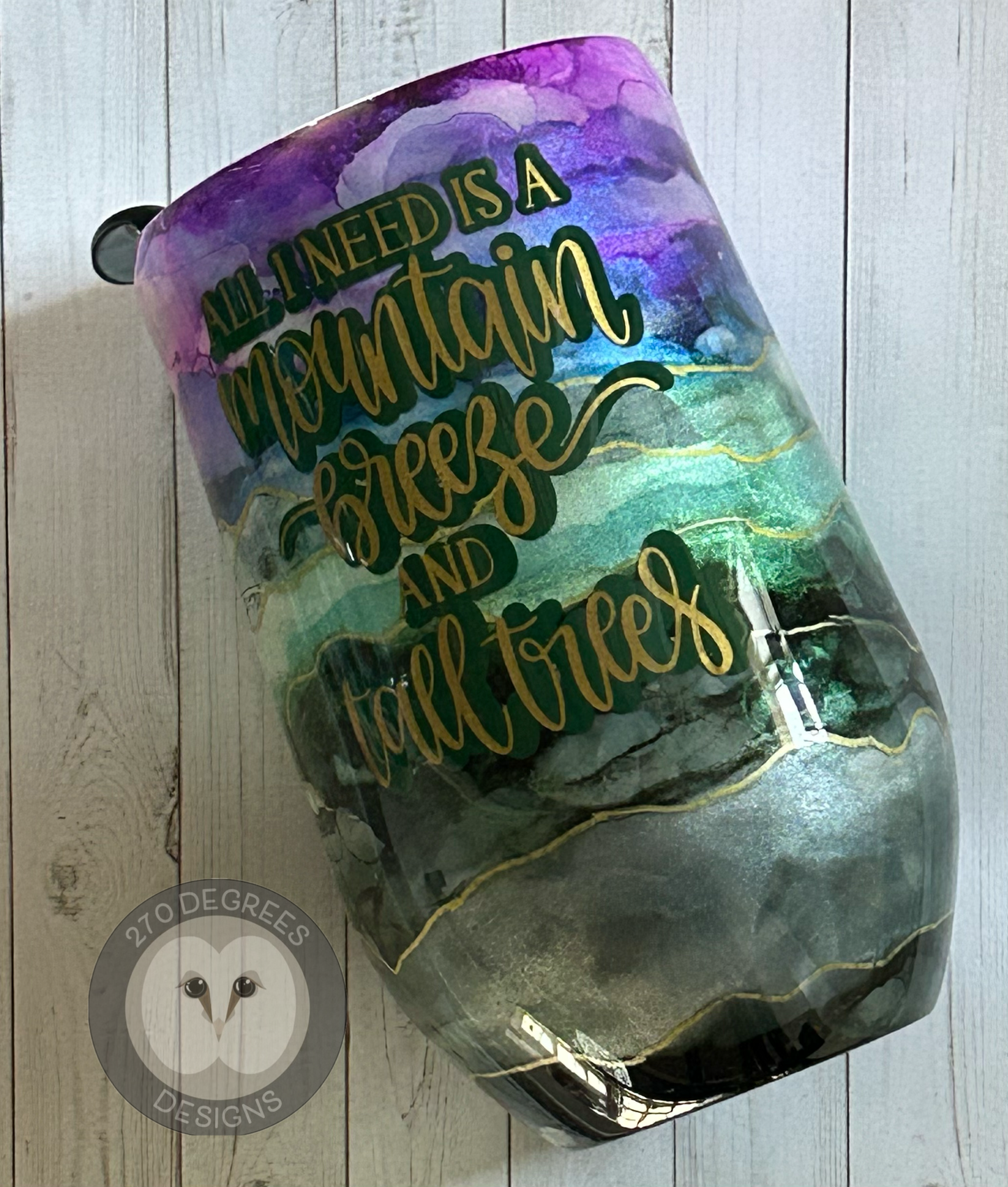 Mountain Breeze - 17 oz. Wine Tumbler