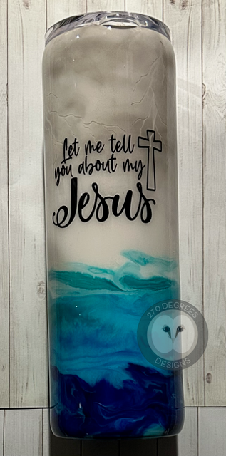 My Jesus (Glows) - 30 oz. Skinny Tumbler
