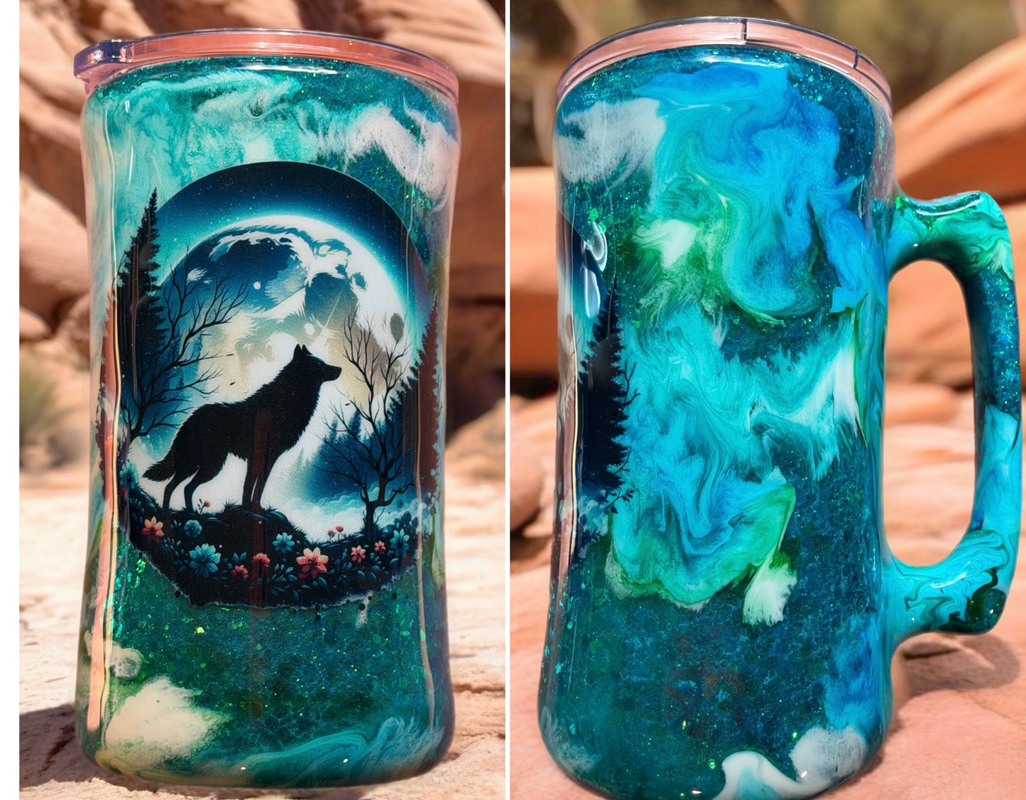 Lunar Wolf - 20 oz. Beer Stein/Coffee mug