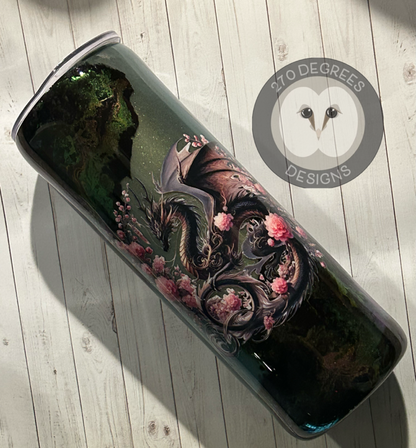 Chrome Dragon - 20 oz. Skinny Tumbler