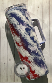 FAFO - 30 oz. Skinny Tumbler w/handle