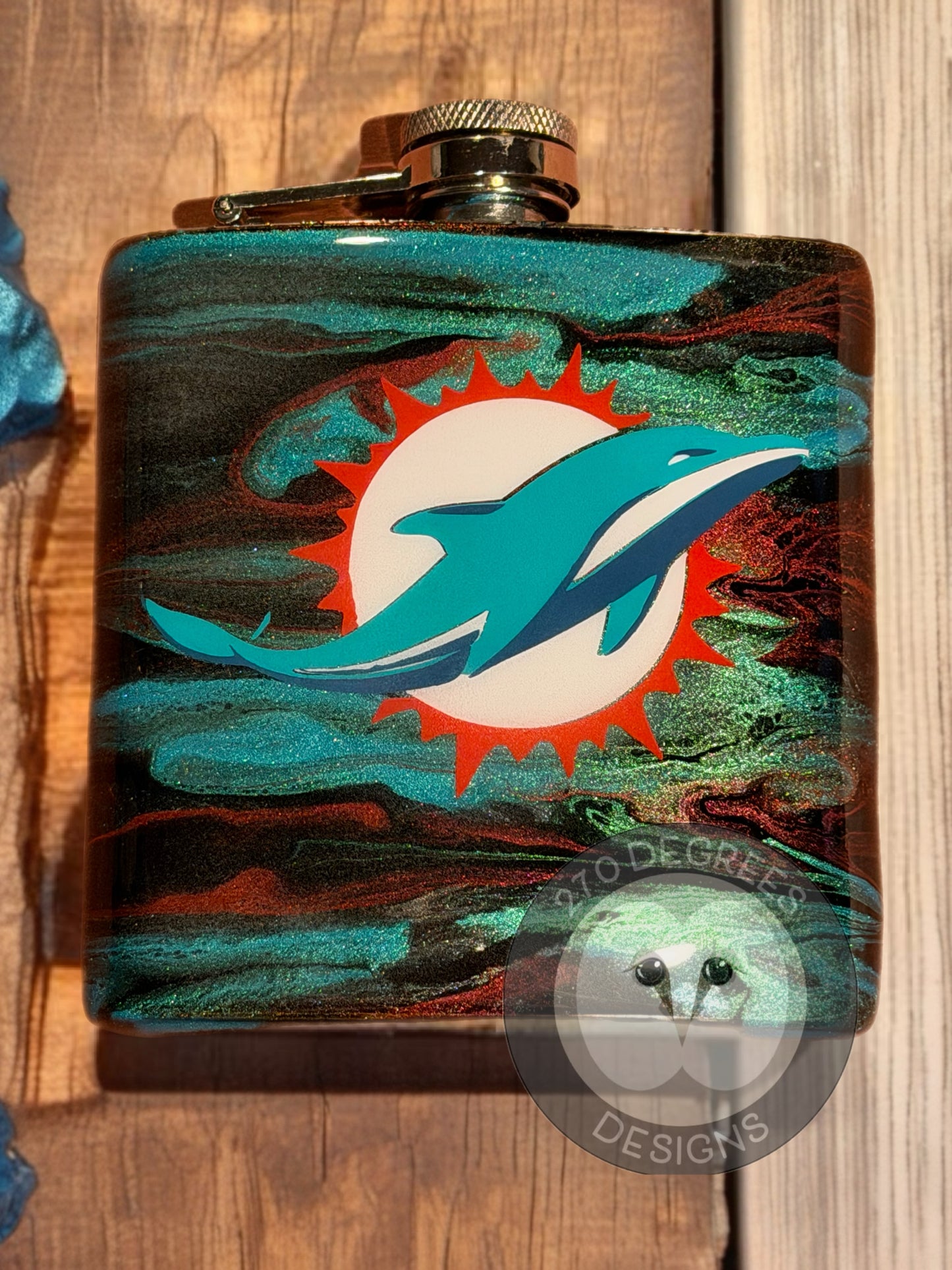 7 oz. Stainless Steel Flask with Funnel